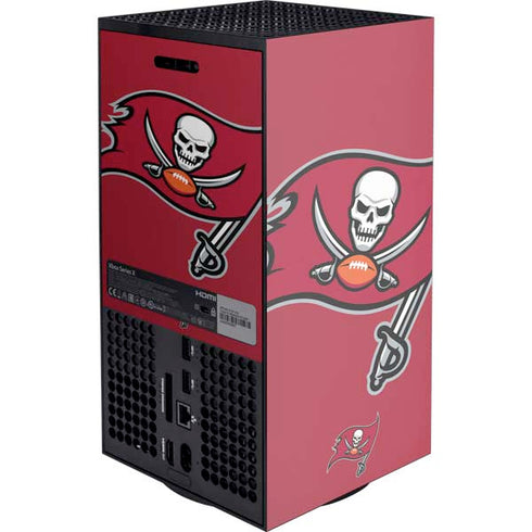 NFL Tampa Bay Buccaneers Large Logo Xbox Series X Console Skin