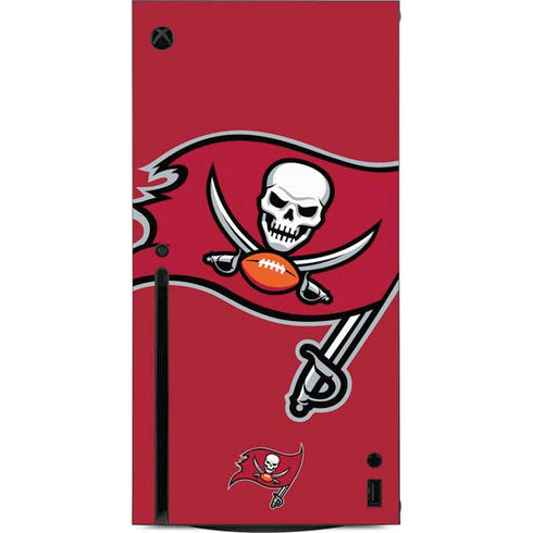 NFL Tampa Bay Buccaneers Large Logo Xbox Series X Console Skin