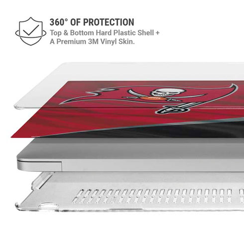 NFL Tampa Bay Buccaneers MacBook Air 15in (2023-2025) Case plus Skin