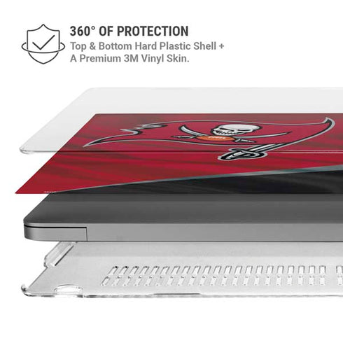 NFL Tampa Bay Buccaneers MacBook Pro 16in (2021-25) Case plus Skin