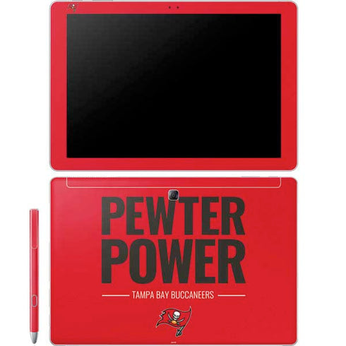 NFL Tampa Bay Buccaneers Team Motto Galaxy Book 12in Skin