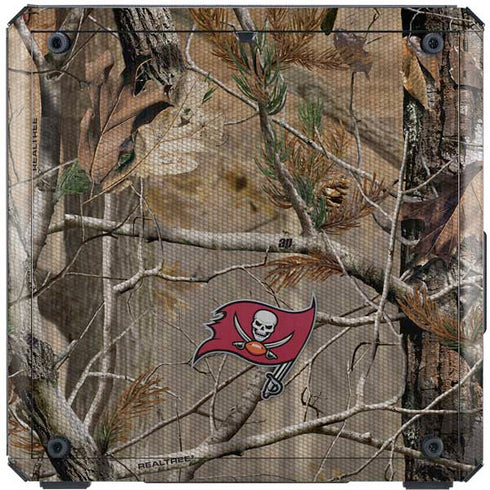 NFL Tampa Bay Buccaneers Realtree AP Camo Cooler Master MasterBox Q300L Mini Tower Skin