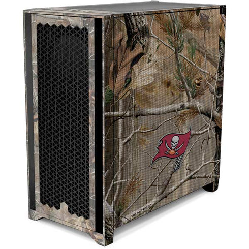 NFL Tampa Bay Buccaneers Realtree AP Camo Corsair 4000D Tempered Glass Mid-Tower ATX Case Skin