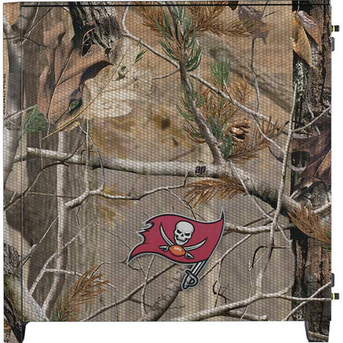 NFL Tampa Bay Buccaneers Realtree AP Camo Corsair 4000D Tempered Glass Mid-Tower ATX Case Skin