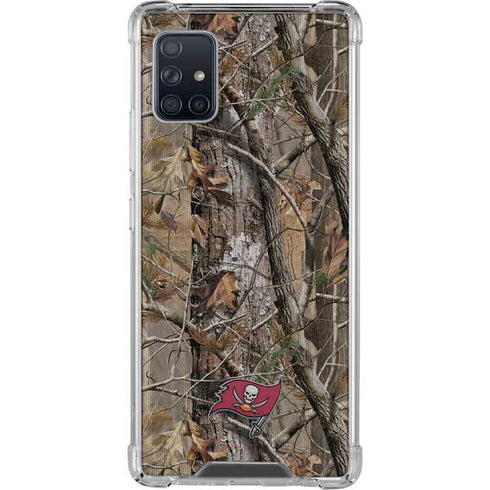 NFL Tampa Bay Buccaneers Realtree AP Camo Galaxy A51 5G Clear Case
