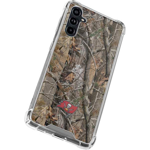 NFL Tampa Bay Buccaneers Realtree AP Camo Galaxy A54 5G Clear Case