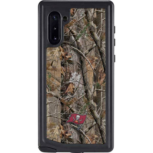 NFL Tampa Bay Buccaneers Realtree AP Camo Galaxy Note 10 Waterproof Case
