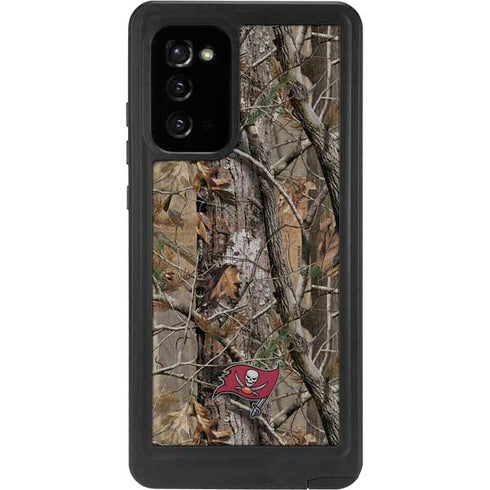 NFL Tampa Bay Buccaneers Realtree AP Camo Galaxy Note20 5G Waterproof Case