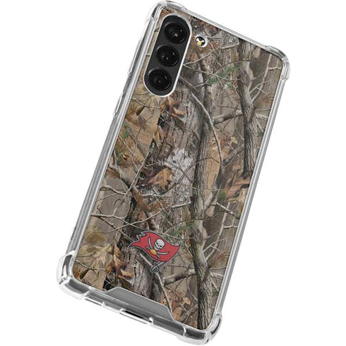 NFL Tampa Bay Buccaneers Realtree AP Camo Galaxy S23 Plus Clear Case