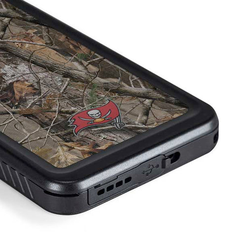 NFL Tampa Bay Buccaneers Realtree AP Camo Galaxy S23 Plus Waterproof Case