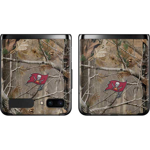 NFL Tampa Bay Buccaneers Realtree AP Camo Galaxy Z Flip Skin