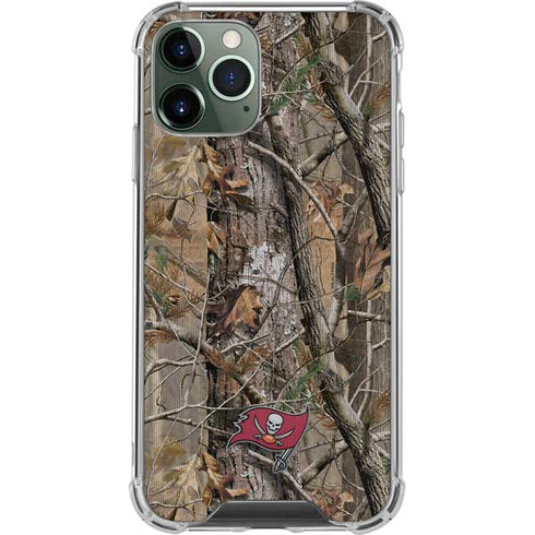 NFL Tampa Bay Buccaneers Realtree AP Camo iPhone 11 Pro Max Clear Case