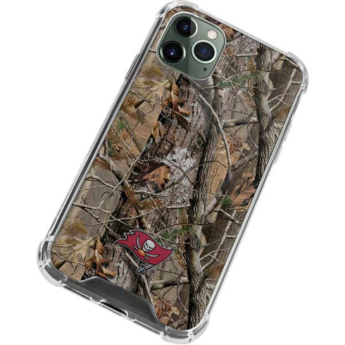 NFL Tampa Bay Buccaneers Realtree AP Camo iPhone 12 Pro Clear Case