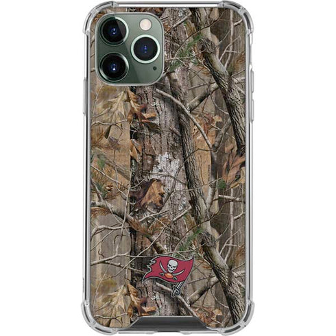 NFL Tampa Bay Buccaneers Realtree AP Camo iPhone 12 Pro Max Clear Case