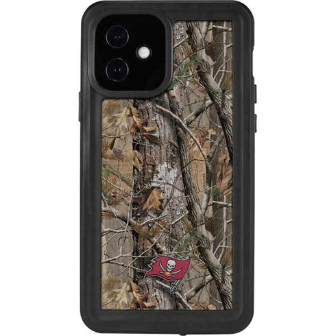 NFL Tampa Bay Buccaneers Realtree AP Camo iPhone 12 Waterproof Case