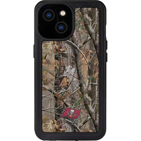 NFL Tampa Bay Buccaneers Realtree AP Camo iPhone 13 Mini Waterproof Case