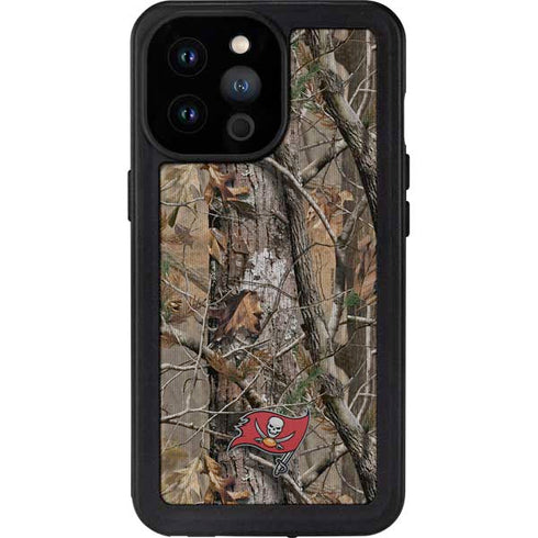 NFL Tampa Bay Buccaneers Realtree AP Camo iPhone 14 Pro Max Waterproof Case