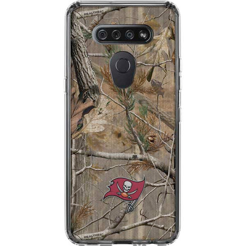NFL Tampa Bay Buccaneers Realtree AP Camo LG K51/Q51 Clear Case