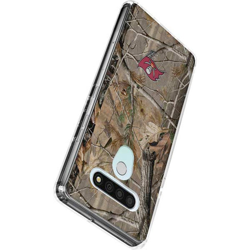 NFL Tampa Bay Buccaneers Realtree AP Camo LG Stylo 6 Clear Case