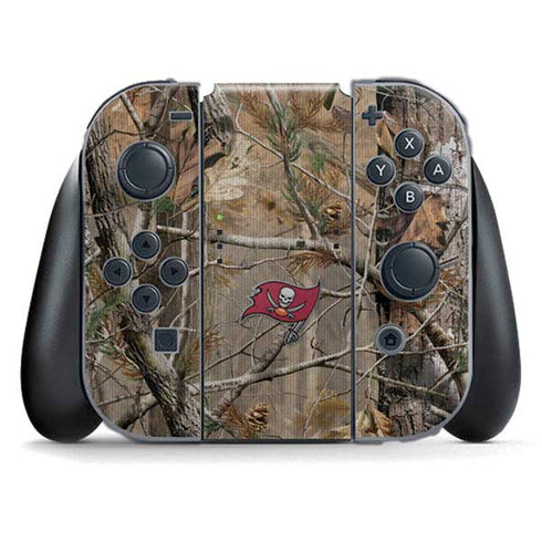 NFL Tampa Bay Buccaneers Realtree AP Camo Nintendo Switch (2017-2021) Joy-Con Controller Skin