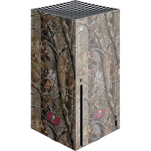 NFL Tampa Bay Buccaneers Realtree AP Camo Xbox Series X Console Skin