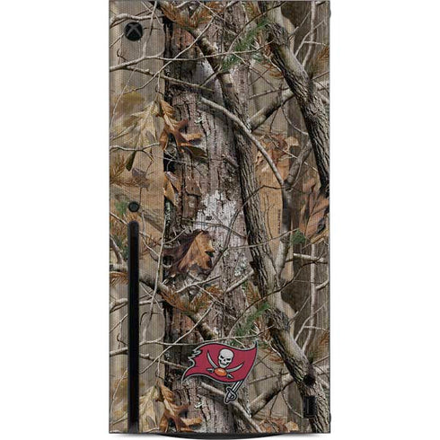 NFL Tampa Bay Buccaneers Realtree AP Camo Xbox Series X Console Skin