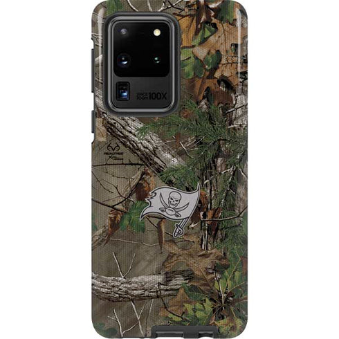NFL Tampa Bay Buccaneers Realtree Xtra Green Camo Galaxy S20 Ultra 5G Pro Case