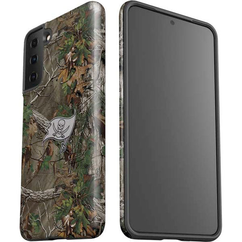 NFL Tampa Bay Buccaneers Realtree Xtra Green Camo Galaxy S21 Plus 5G Pro Case