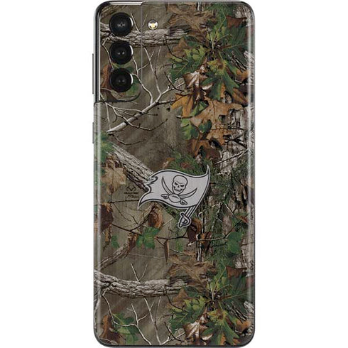 NFL Tampa Bay Buccaneers Realtree Xtra Green Camo Galaxy S21 Plus 5G Skin