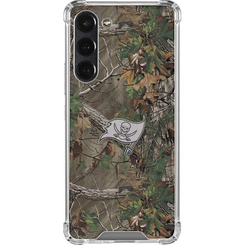NFL Tampa Bay Buccaneers Realtree Xtra Green Camo Galaxy S23 Plus Clear Case