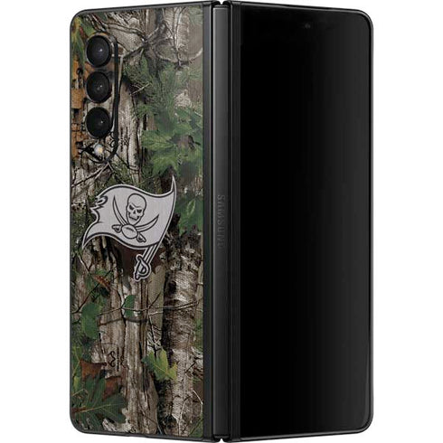 NFL Tampa Bay Buccaneers Realtree Xtra Green Camo Galaxy Z Fold3 5G Skin