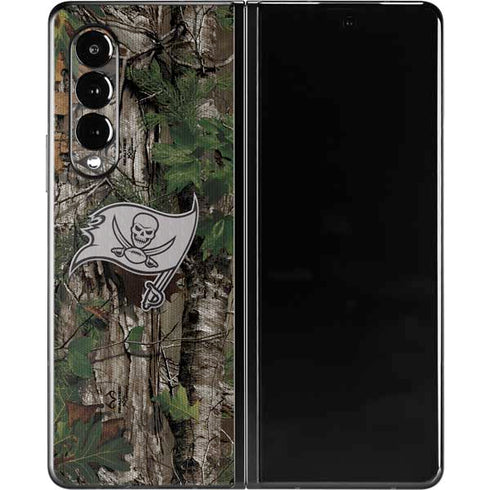 NFL Tampa Bay Buccaneers Realtree Xtra Green Camo Galaxy Z Fold3 5G Skin