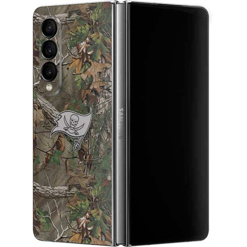 NFL Tampa Bay Buccaneers Realtree Xtra Green Camo Galaxy Z Fold4 5G Skin