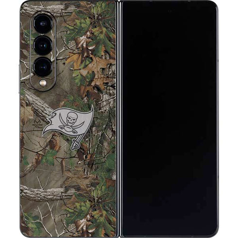 NFL Tampa Bay Buccaneers Realtree Xtra Green Camo Galaxy Z Fold4 5G Skin