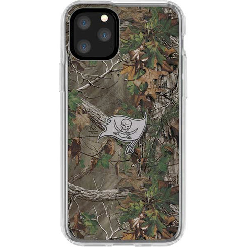 NFL Tampa Bay Buccaneers Realtree Xtra Green Camo iPhone 11 Pro Clear Case