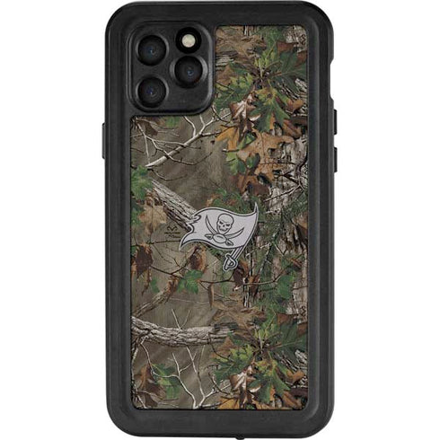 NFL Tampa Bay Buccaneers Realtree Xtra Green Camo iPhone 11 Pro Waterproof Case