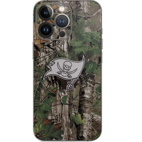 NFL Tampa Bay Buccaneers Realtree Xtra Green Camo iPhone 13 Pro Skin