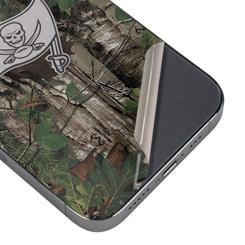 NFL Tampa Bay Buccaneers Realtree Xtra Green Camo iPhone 13 Pro Skin