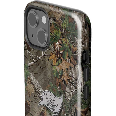 NFL Tampa Bay Buccaneers Realtree Xtra Green Camo iPhone 15 Plus Impact Case