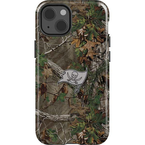 NFL Tampa Bay Buccaneers Realtree Xtra Green Camo iPhone 15 Impact Case