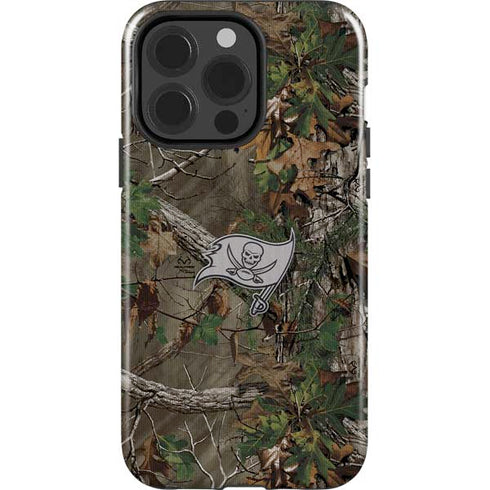 NFL Tampa Bay Buccaneers Realtree Xtra Green Camo iPhone 15 Pro Impact Case