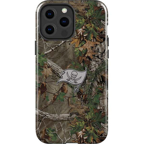 NFL Tampa Bay Buccaneers Realtree Xtra Green Camo iPhone 15 Pro Max Impact Case