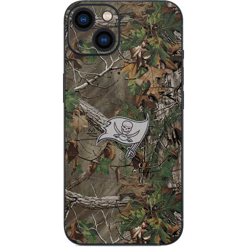 NFL Tampa Bay Buccaneers Realtree Xtra Green Camo iPhone 14 Skin