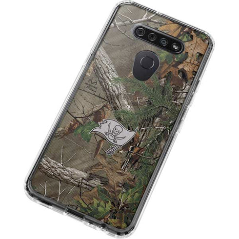 NFL Tampa Bay Buccaneers Realtree Xtra Green Camo LG K51/Q51 Clear Case
