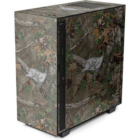NFL Tampa Bay Buccaneers Realtree Xtra Green Camo NZXT H510 Compact ATX Mid-Tower Case Skin