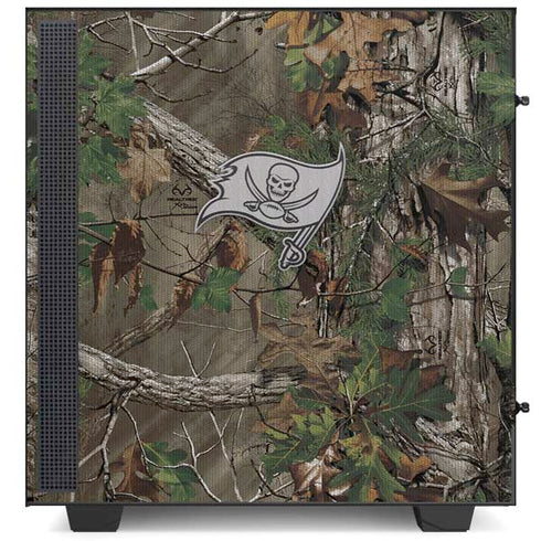 NFL Tampa Bay Buccaneers Realtree Xtra Green Camo NZXT H510 Compact ATX Mid-Tower Case Skin