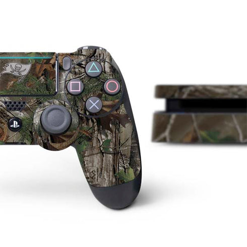NFL Tampa Bay Buccaneers Realtree Xtra Green Camo PS4 Slim Bundle Skin