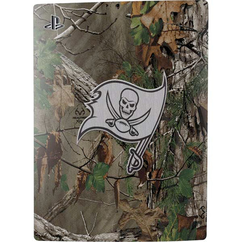 NFL Tampa Bay Buccaneers Realtree Xtra Green Camo PS5 Console Skin