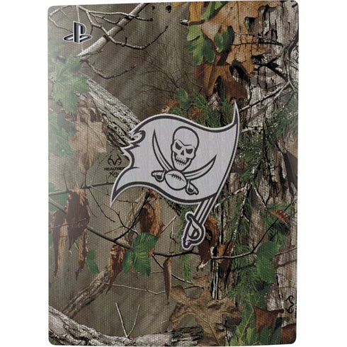 NFL Tampa Bay Buccaneers Realtree Xtra Green Camo PS5 Digital Edition Console Skin