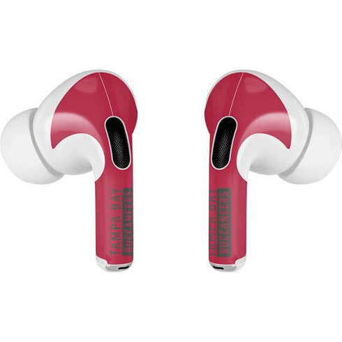 NFL Tampa Bay Buccaneers Red Performance Series AirPods Pro 2nd Gen Skin